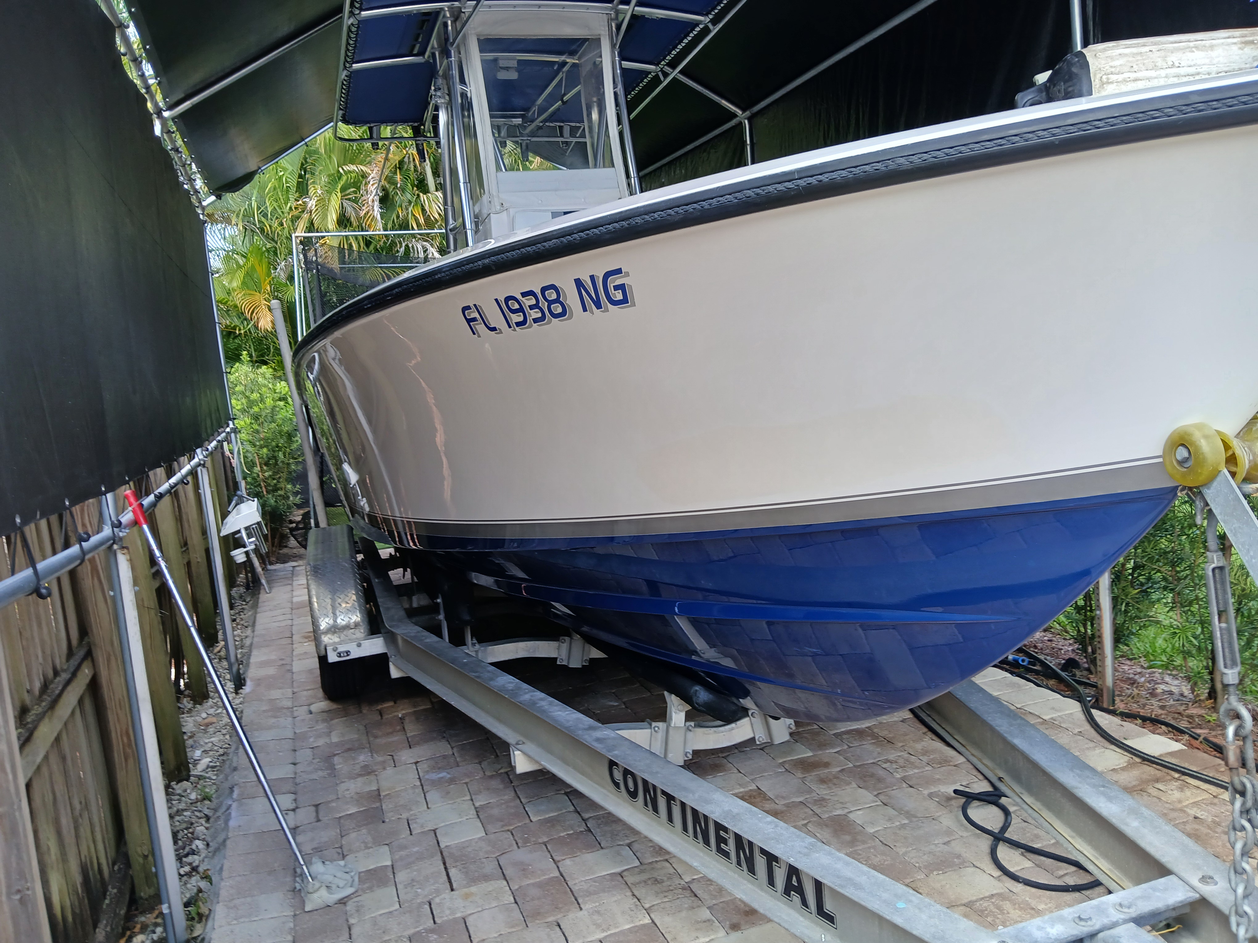 Polished Catamaran Hulls