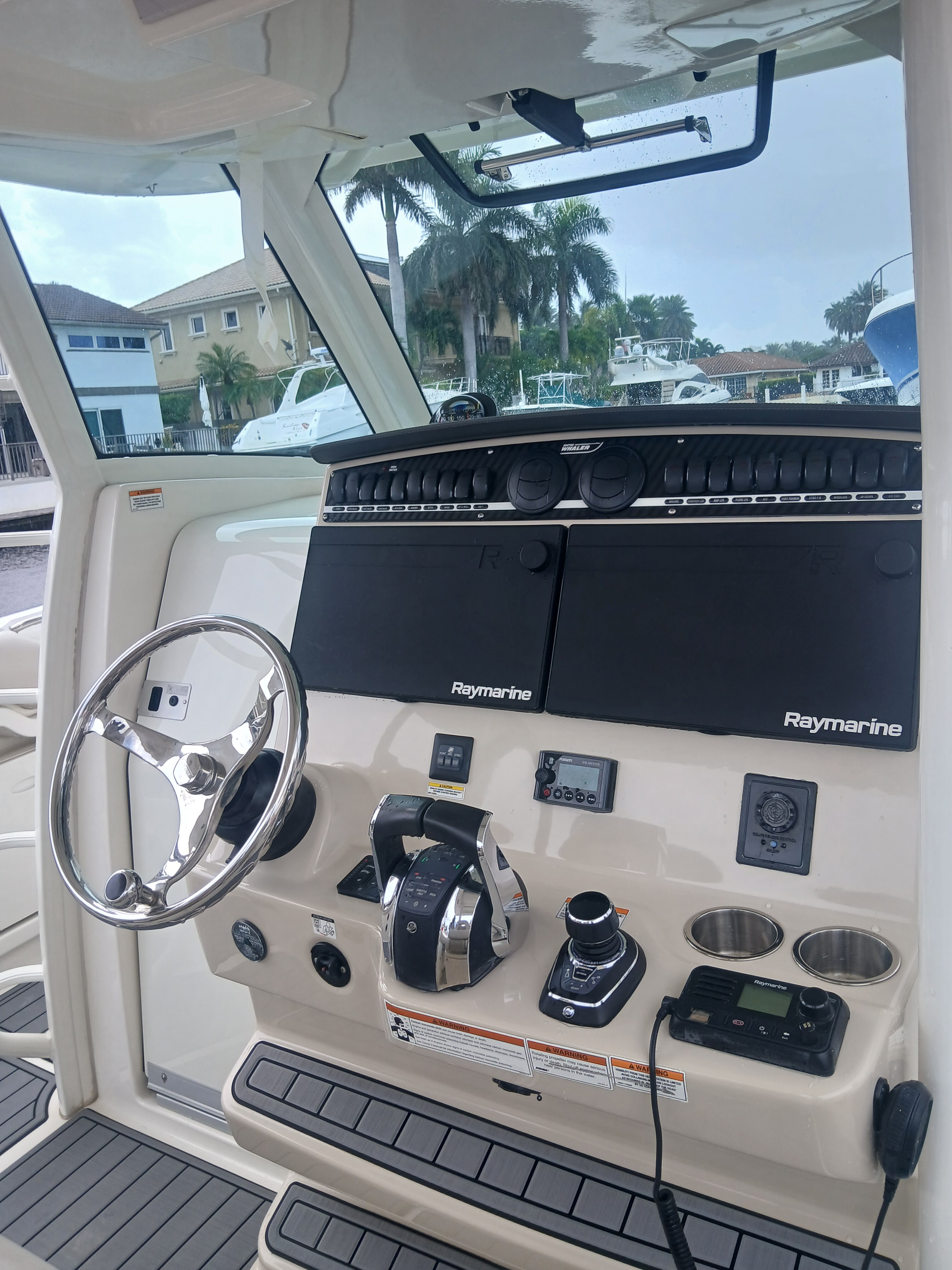 Detailed Marine Cockpit Helm
